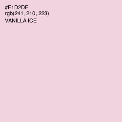 #F1D2DF - Vanilla Ice Color Image